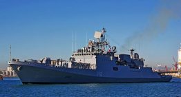 Navy’s razor sharp Talwar-class frigates cut through the seas