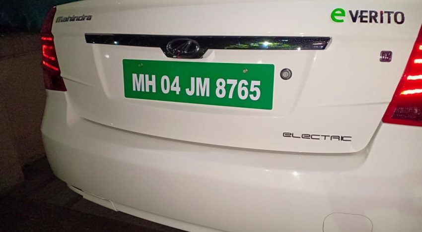 All electric cars to have green number plates