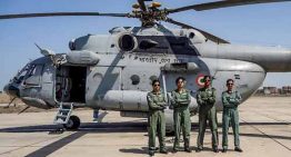 IAF woman crew flies Mi-17 chopper for first time