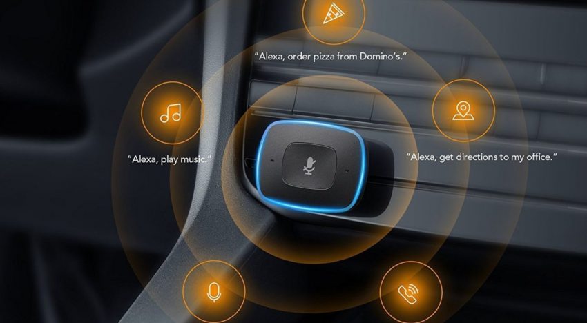 Alexa-enabled smart car charger