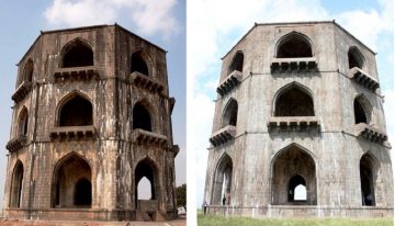 Monuments decaying  may help conserve by Bacterial spray