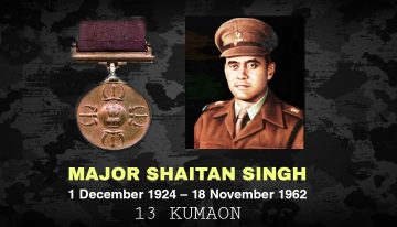 Major Shaitan Singh Bhati, PVC
