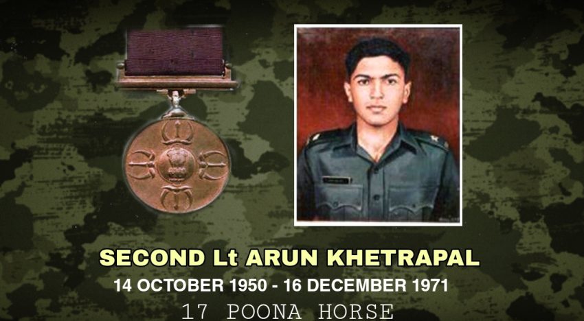 Second Lieutenant Arun Khetarpal, PVC