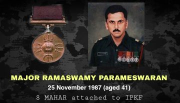 Major Ramaswamy Parameswaran, PVC